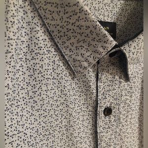 Zara Speckled Blue Dress Shirt